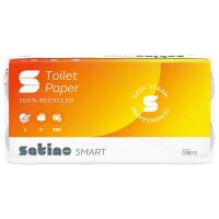 SATINO Smart Recycling Toilettenpapier hochweiss,...
