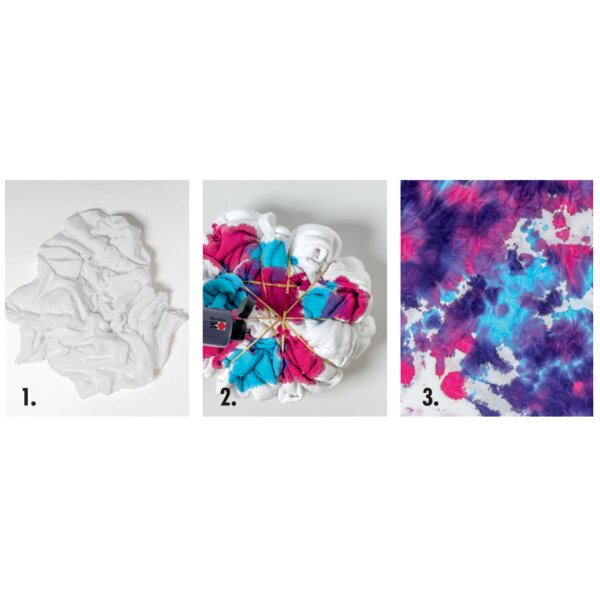 Marabu Set de peintures batik TIE DYE, 3 x 80 ml, pastel