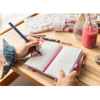 sigel Buchkalender Jolie Flair 2026, Kunstleder, A5, rost-