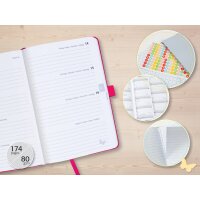 sigel Agenda de poche Jolie Flair 2026, A6, rose