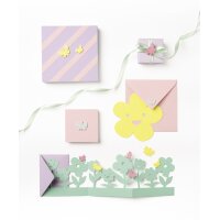 folia Moosgummi Glitter-Sticker BUTTERFLIES