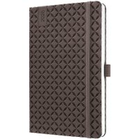 sigel Buchkalender Jolie Flair 2026, Kunstleder, A5, braun
