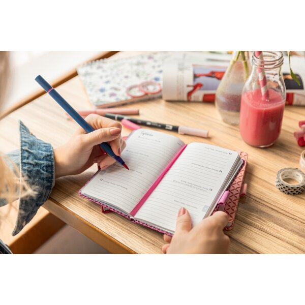 sigel Agenda de poche Jolie 2027, Violet Jungle Fever, A6