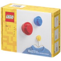 LEGO Jeu de patères WALL HANGER SET, blanc/bleu/rose