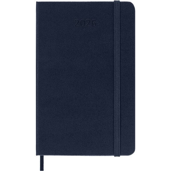 MOLESKINE Agenda de poche 2026, semainier, P/A6, noir