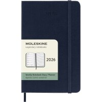 MOLESKINE Agenda de poche 2026, semainier, P/A6, noir