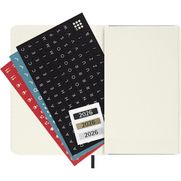 MOLESKINE Agenda de poche 2026, semainier, P/A6, rouge