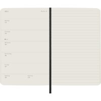 MOLESKINE Taschenkalender 2026, Wochen, P A6, schwarz
