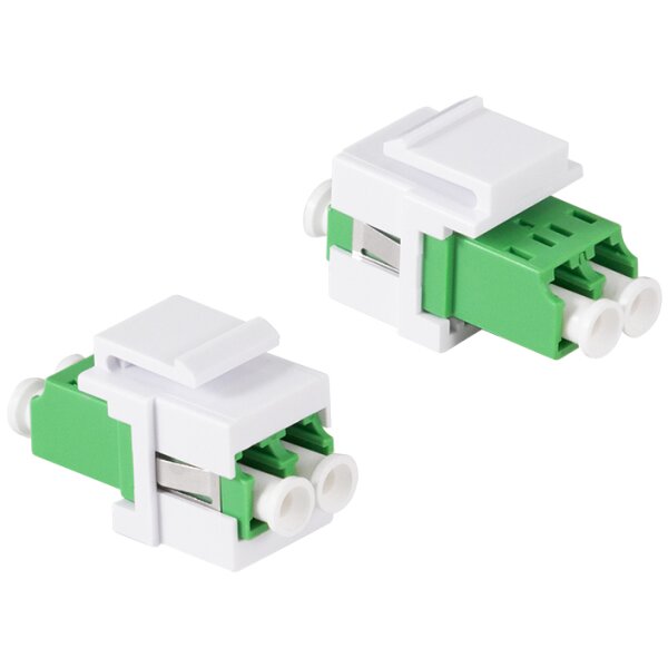 LogiLink Jeu de supports Keystone, plastique ABS, blanc