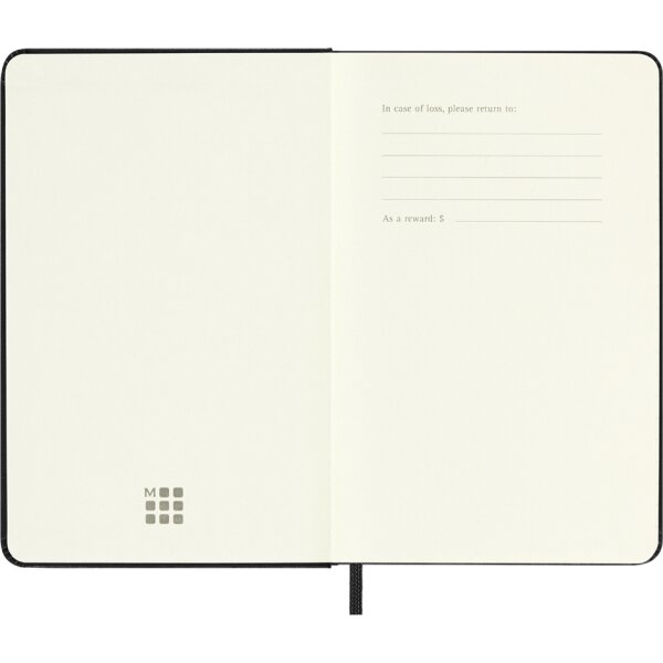MOLESKINE Taschenkalender 2026, Wochen, P A6, schwarz