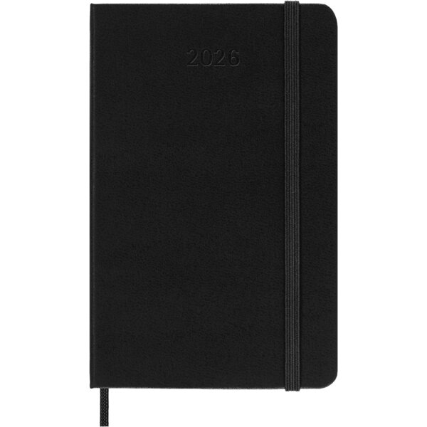 MOLESKINE Taschenkalender 2026, Wochen, P A6, schwarz