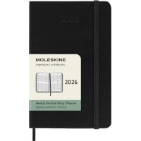 MOLESKINE Agenda de poche 2026, P/A6, noir