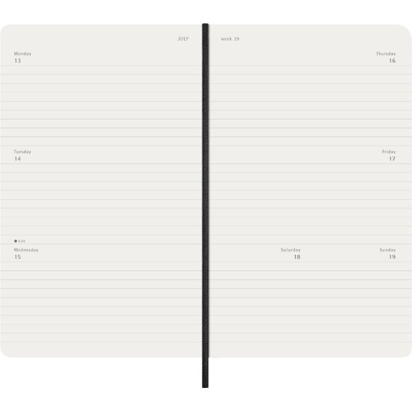 MOLESKINE Agenda de poche 2026, semainier, P/A6, noir