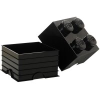 LEGO Aufbewahrungsstein STORAGE BRICK 4, 5,7 Liter, schwarz