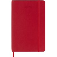 MOLESKINE Agenda de poche 2026, journalier, P/A6, rouge