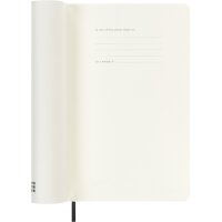 MOLESKINE Buchkalender 2026, Wochen, L A5, Softcover,schwarz