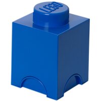 LEGO Aufbewahrungsstein STORAGE BRICK 1, 1,2 Liter, blau