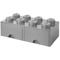 LEGO Schubladenbox STORAGE BRICK DRAWER 8, 2 Schübe, schwarz