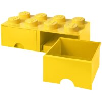 LEGO Schubladenbox STORAGE BRICK DRAWER 8, 2 Schübe, schwarz