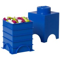 LEGO Aufbewahrungsstein STORAGE BRICK 1, 1,2 Liter, gelb