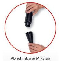 CLATRONIC Stabmixer SM 3824, 350 Watt, schwarz