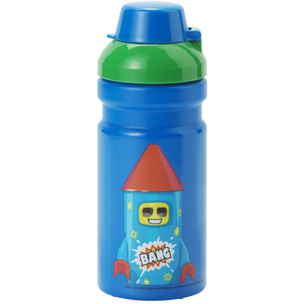 LEGO Trinkflasche ICONIC, 390 ml, blau