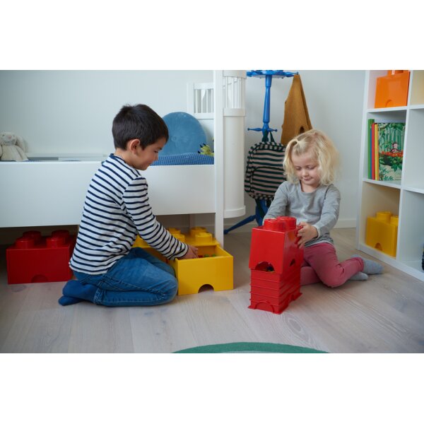 LEGO Brique de rangement STORAGE BRICK 2, 2,6 L, rouge