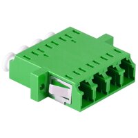 LogiLink LWL Kupplung-Set, LC-Duplex Quad, grün,...