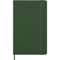MOLESKINE Agenda 2026, semainier, L/A5, rigide, vert