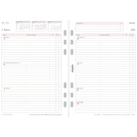 CHRONOPLAN Wochenplan 2026, 1 Woche/2 Seiten, A5, Zeile