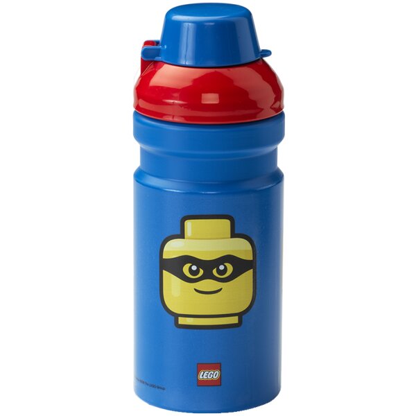 LEGO Trinkflasche FIREWORK GUY, 390 ml, blau