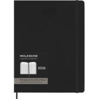 MOLESKINE Agenda Pro 2026, XL, couverture rigide, noir