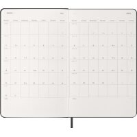 MOLESKINE Buchkalender 2026, Wochen, L A5, Hardcover,schwarz