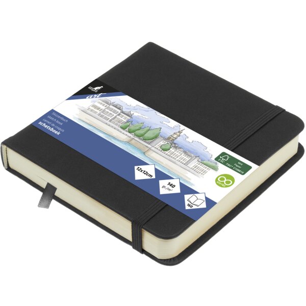 kangaro Carnet de croquis, 160 pages, 120x120 mm, ocre