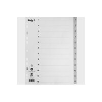 BIELLA Répertoires PP A4 47141200U gris 1-12
