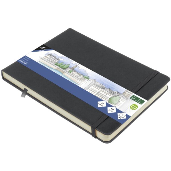 kangaro Cahier de croquis, 160 p., A5 paysage, purple heart