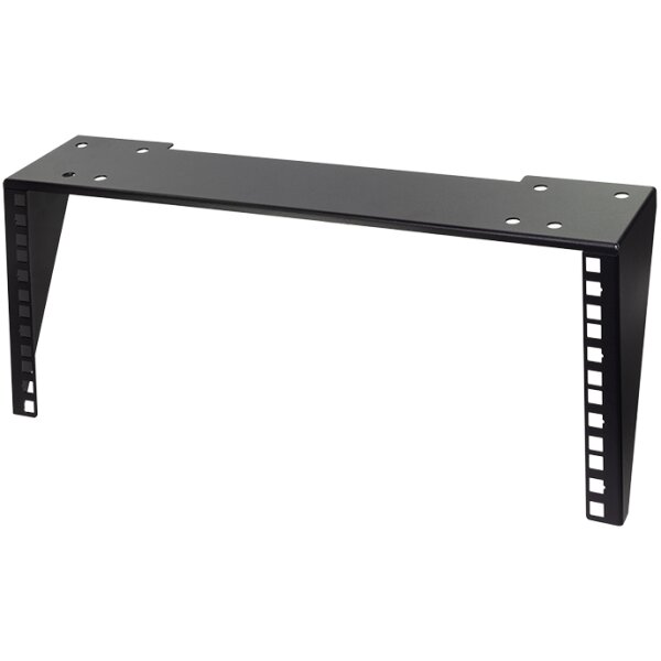 LogiLink Rack 19 pour montage sous table/mural, 1 U, noir
