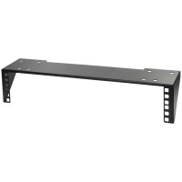 LogiLink Rack 19 pour montage sous table/mural, 1 U, noir