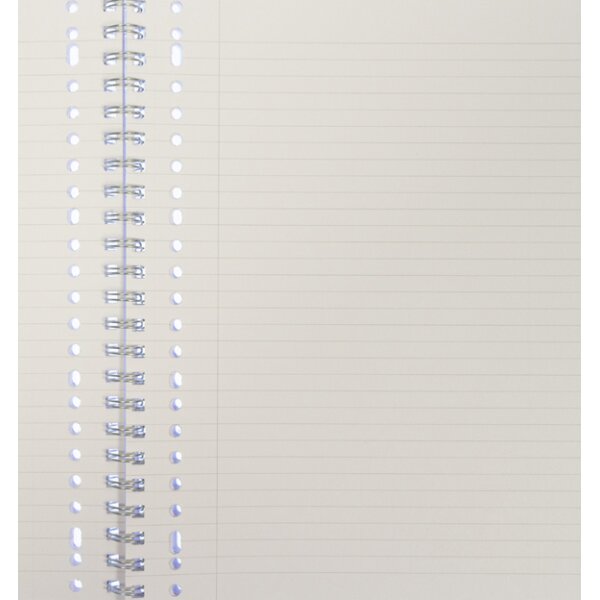 kangaro Cahier à spirale 4en1, A4, ligné, 200 pages, bleu