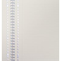 kangaro Cahier à spirale 4en1, A4, ligné, 200 pages, bleu