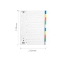 BIELLA Répertoires PP A4 46341000U couleurs 10 pcs.