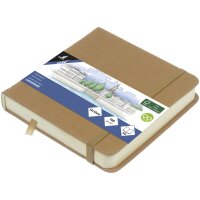 kangaro Carnet de croquis, 160 pages, 120x120 mm, cognac