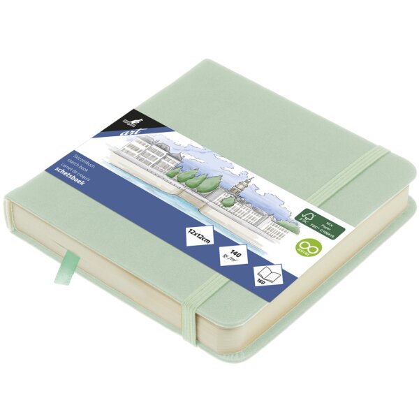 kangaro Carnet de croquis, 160 pages, 120x120 mm, taupe