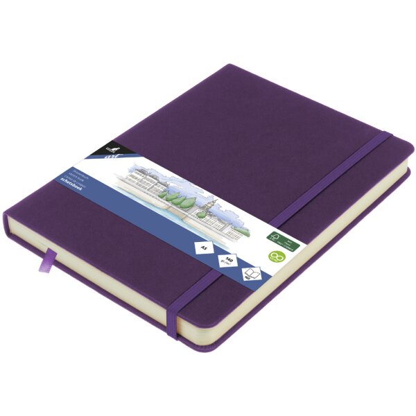 kangaro Carnet de croquis, 160 pages, A6, heather purple