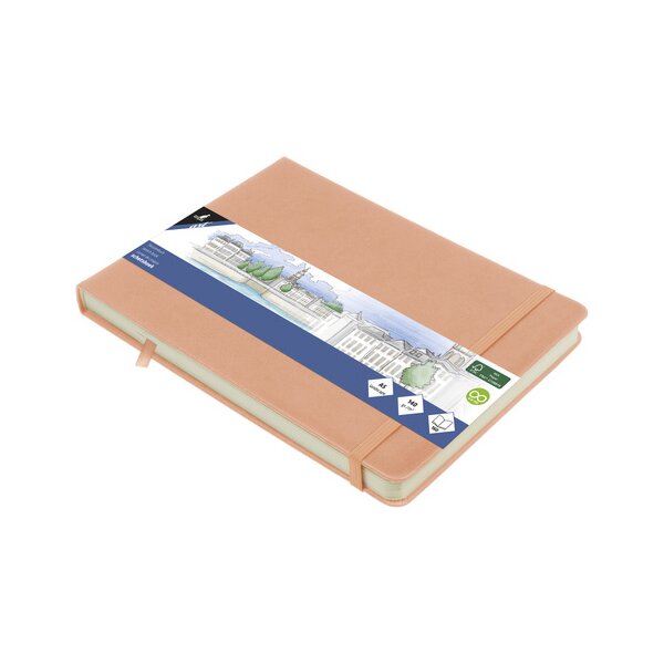 kangaro Cahier de croquis, 160 pages, A5 paysage, taupe