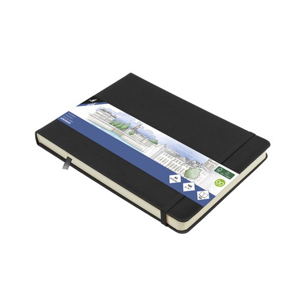 kangaro Cahier de croquis, 160p., A5 paysage, heather purple