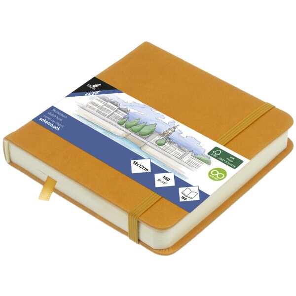 kangaro Carnet de croquis, 160 pages, 120x120 mm, violet