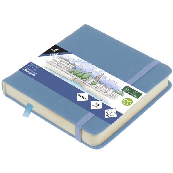 kangaro Carnet de croquis, 160 pages, 120x120 mm, violet