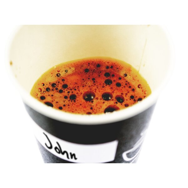 kangaro Gobelet en carton Eco, 0,18 L, noir/blanc