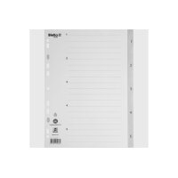 BIELLA Register PP A4 47140500U grau 1-5